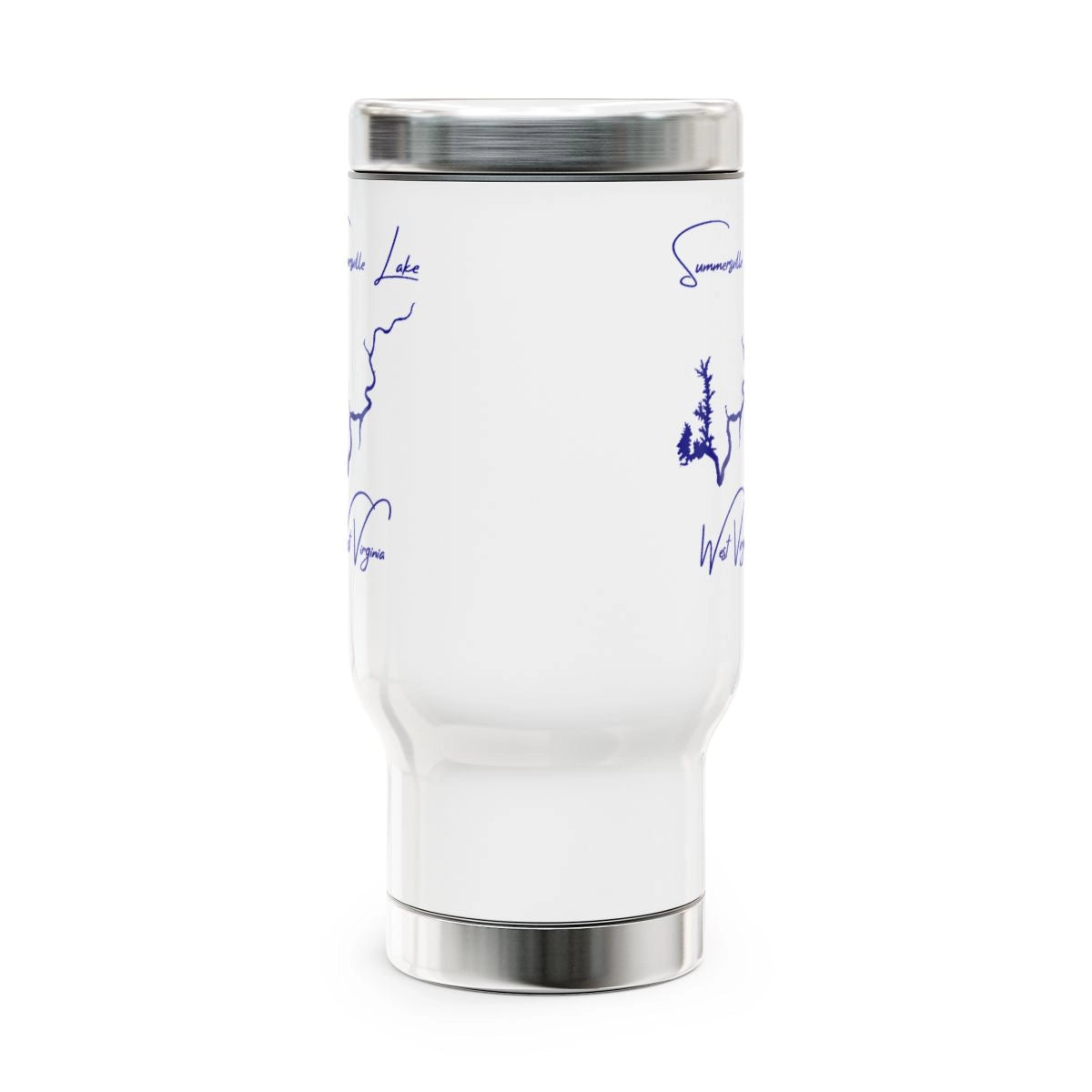 West  Virginia  Summersville  Lake  Travel  Mug  other  position  view  from  front  14oz.webp