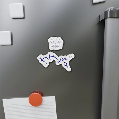 West  Virginia  Sutton  Lake  Die  Cut  Magnet  front  position  view  from  context-1  4  x  4.webp