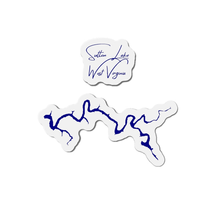 West  Virginia  Sutton  Lake  Die  Cut  Magnet  front  position  view  from  front  4  x  4.webp