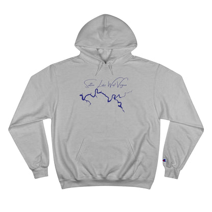 West  Virginia  Sutton  Lake  Hoodie  front  position  view  from  front  light  steel.webp