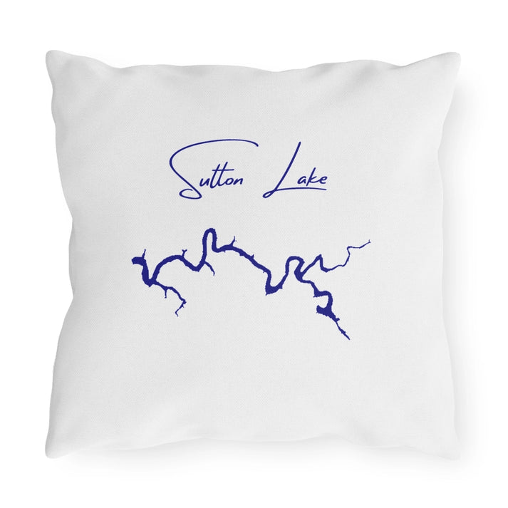 West  Virginia  Sutton  Lake  Outdoor  Pillow  back  position  view  from  back  16  x  16.webp