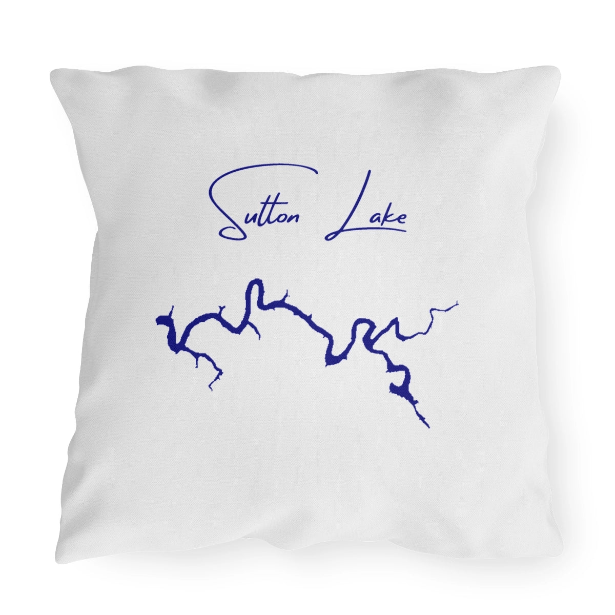 West  Virginia  Sutton  Lake  Outdoor  Pillow  front  position  view  from  front  20  x  20.webp