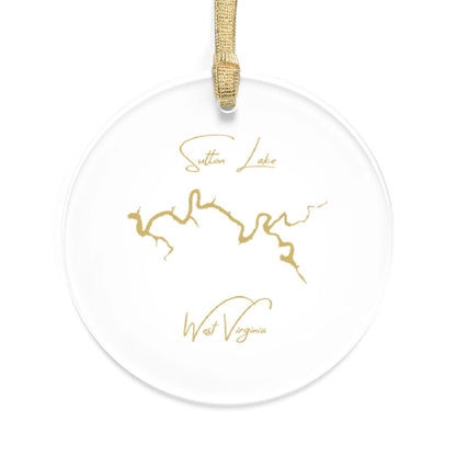 West  Virginia  Sutton  Lake  Tree  Ornament  other  position  view  from  front  round.webp