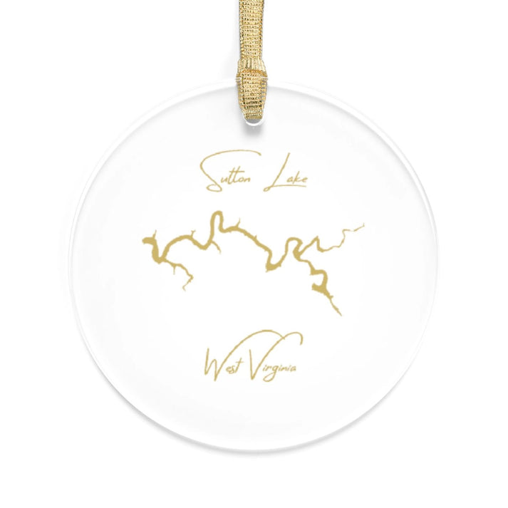 West  Virginia  Sutton  Lake  Tree  Ornament  other  position  view  from  front  round.webp