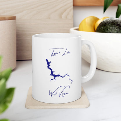 West  Virginia  Tygart  Lake  Ceramic  Mug  other  position  view  from  context-4  11oz.webp