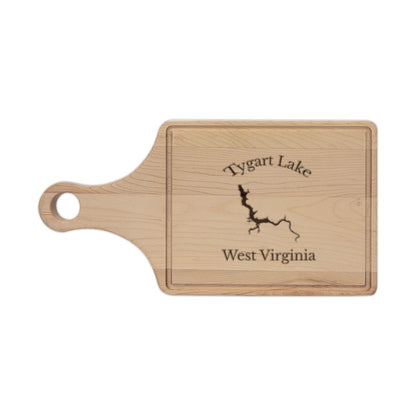 West  Virginia  Tygart  Lake  Engraved  Cutting  Board  front  position  view  from  front  maple.webp