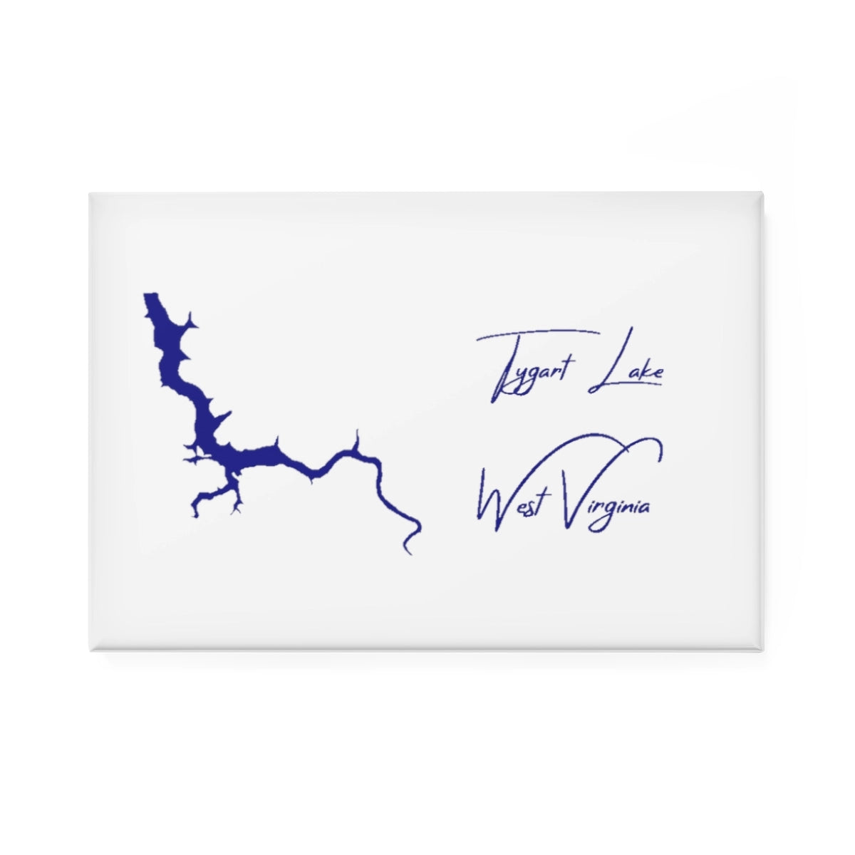 West  Virginia  Tygart  Lake  Magnet  front  position  view  from  front  2  x  3.webp