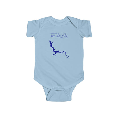 West  Virginia  Tygart  Lake  Onesie  front  position  view  from  front  light  blue.webp
