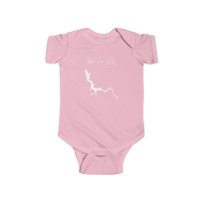 West  Virginia  Tygart  Lake  Onesie  front  position  view  from  front  pink.webp