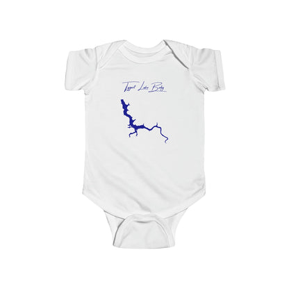 West  Virginia  Tygart  Lake  Onesie  front  position  view  from  front  white.webp