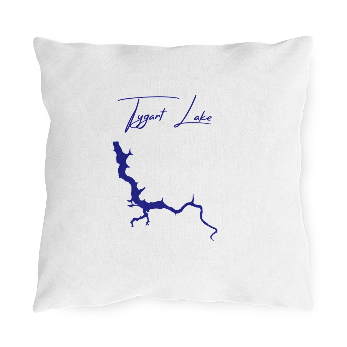 West  Virginia  Tygart  Lake  Outdoor  Pillow  front  position  view  from  front  16  x  16.webp
