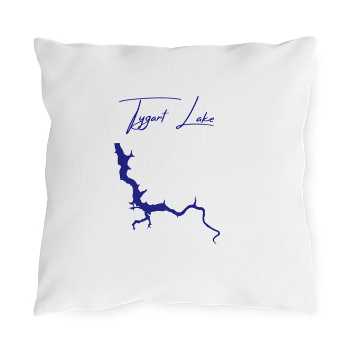 West  Virginia  Tygart  Lake  Outdoor  Pillow  front  position  view  from  front  16  x  16.webp