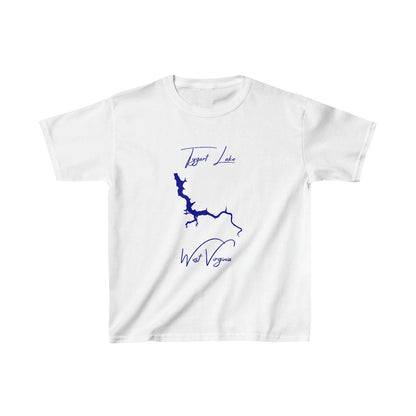 West  Virginia  Tygart  Lake  Youth  T-shirt  front  position  view  from  front  white.webp