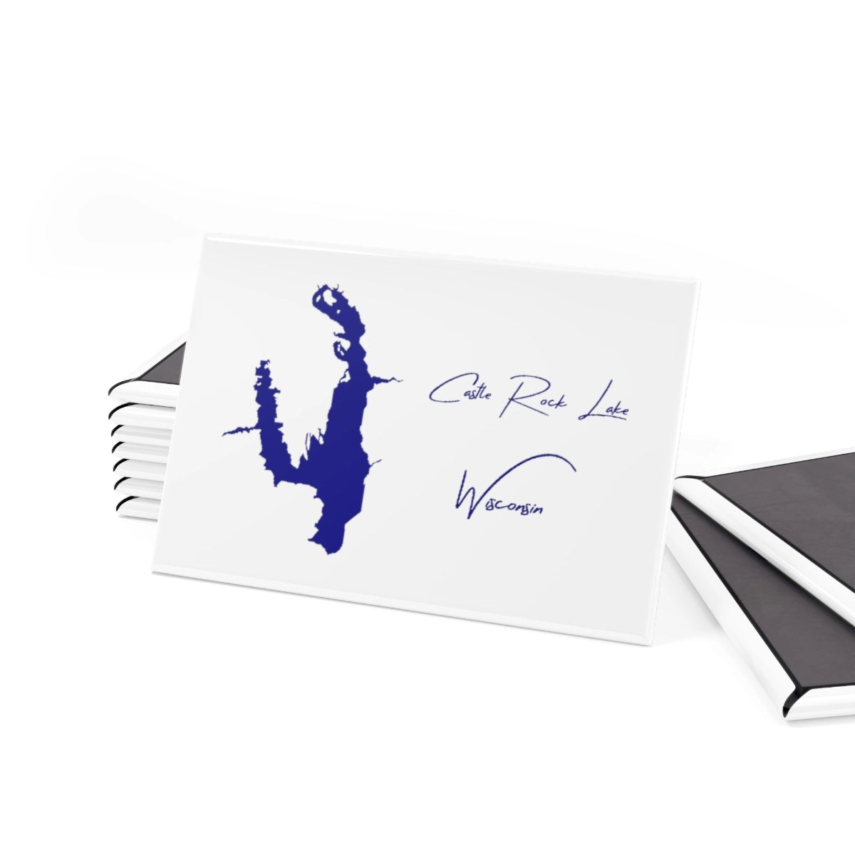 Wisconsin  Castle  Rock  Lake  Magnet  front  position  view  from  set  2  x  3.webp