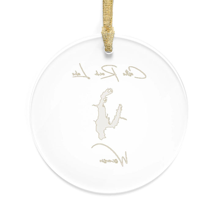 Wisconsin  Castle  Rock  Lake  Tree  Ornament  other  position  view  from  back  round.webp