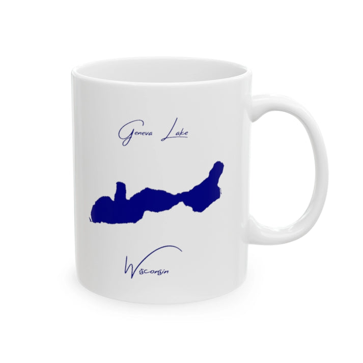 Wisconsin  Geneva  Lake  Ceramic  Mug  other  position  view  from  right  11oz.webp