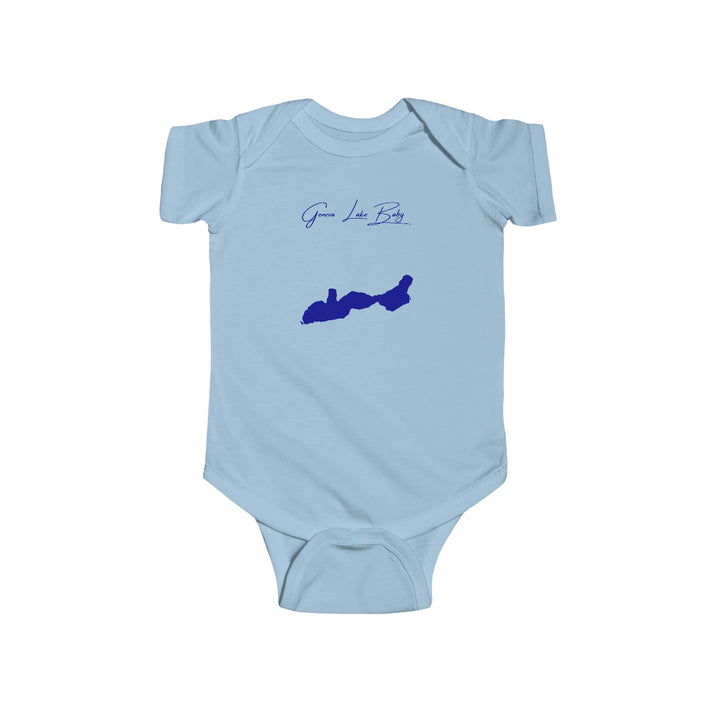 Wisconsin  Geneva  Lake  Onesie  front  position  view  from  front  light  blue.webp