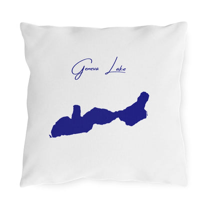 Wisconsin  Geneva  Lake  Outdoor  Pillow  front  position  view  from  front  16  x  16.webp