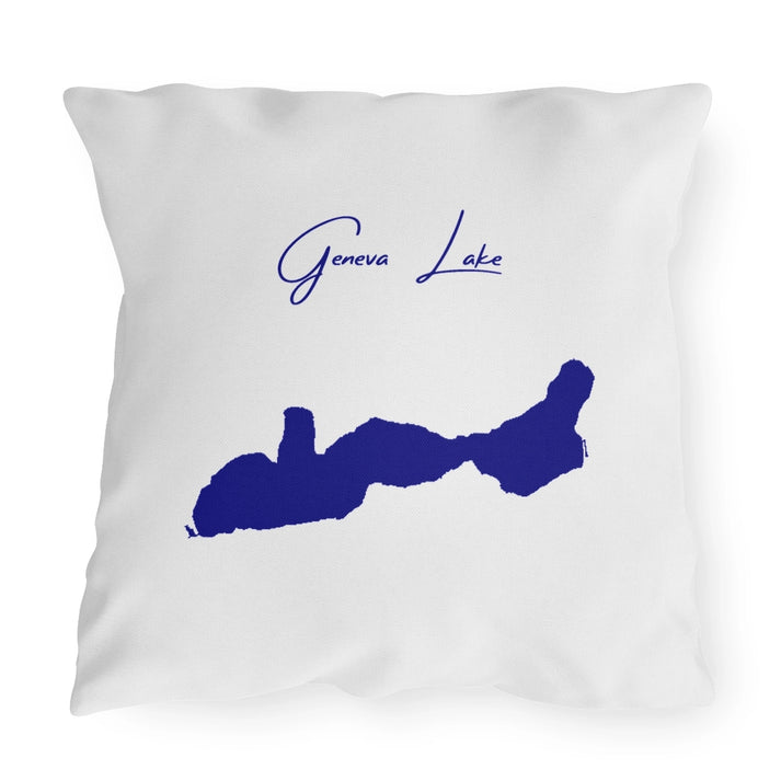 Wisconsin  Geneva  Lake  Outdoor  Pillow  front  position  view  from  front  20  x  20.webp
