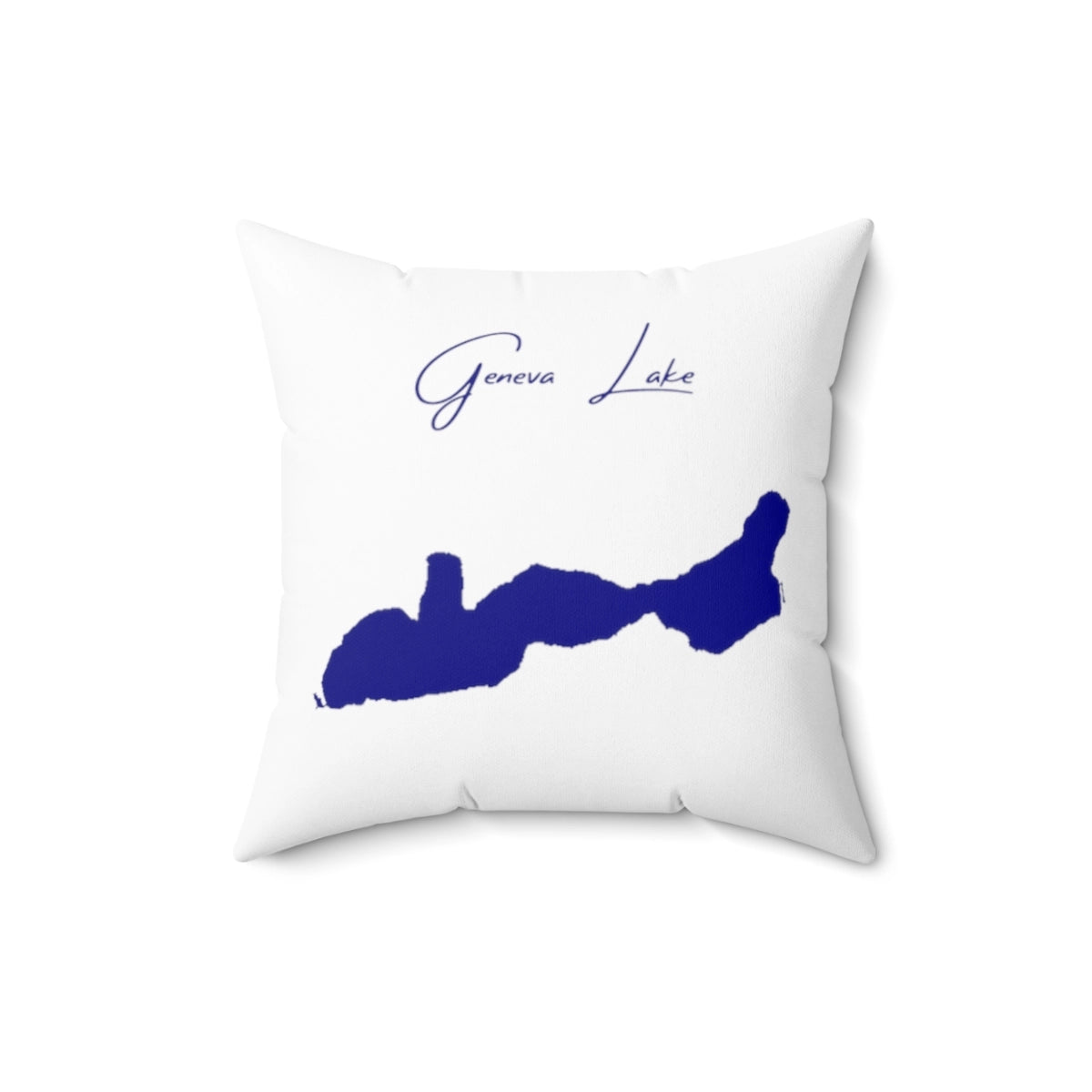 Wisconsin  Geneva  Lake  Pillow  front  position  view  from  front  16  x  16.webp