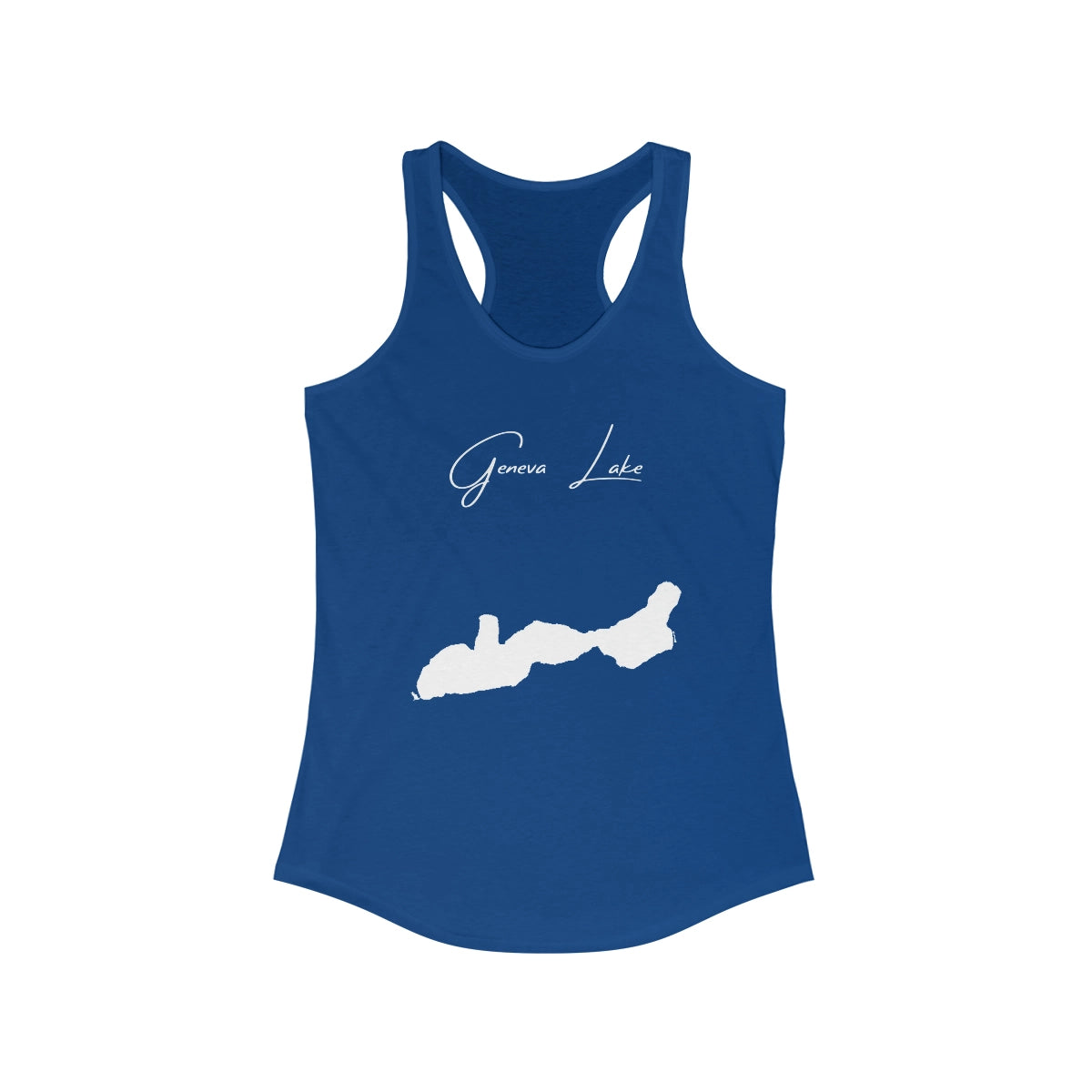 Wisconsin  Geneva  Lake  Racerback-Tank  front  position  view  from  front  solid  royal.webp