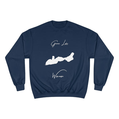 Wisconsin  Geneva  Lake  Sweatshirt  front  position  view  from  front  navy.webp