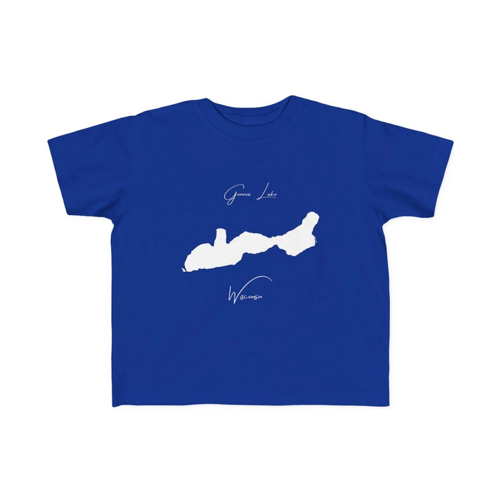 Wisconsin  Geneva  Lake  Toddler  T-shirt  front  position  view  from  front  royal.webp