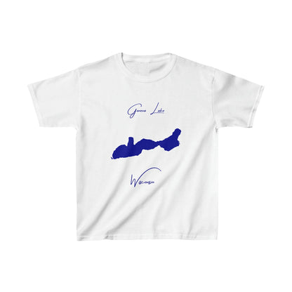 Wisconsin  Geneva  Lake  Youth  T-shirt  front  position  view  from  front  white.webp