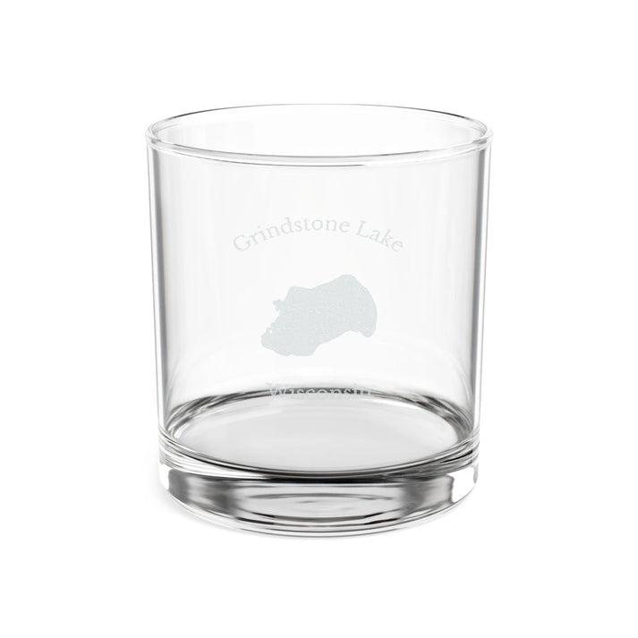 Wisconsin  Grindstone  Lake  Engraved  Whiskey  Glass  other  position  view  from  front  10.5oz.webp