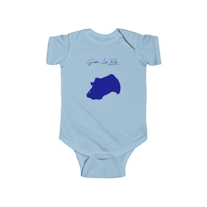 Wisconsin  Grindstone  Lake  Onesie  front  position  view  from  front  light  blue.webp