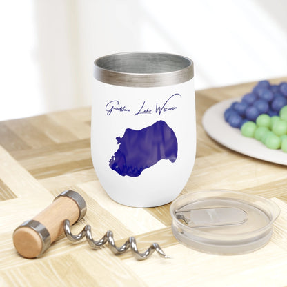 Wisconsin  Grindstone  Lake  Wine  Tumbler  other  position  view  from  context  white.webp