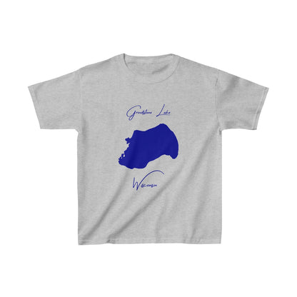 Wisconsin  Grindstone  Lake  Youth  T-shirt  front  position  view  from  front  sport  grey.webp