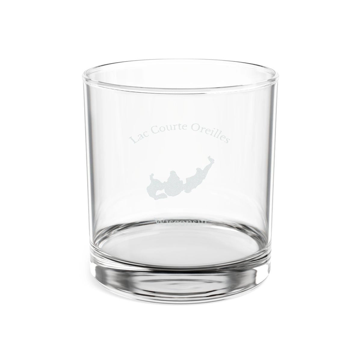 Wisconsin  Lac  Courte  Oreilles  Engraved  Whiskey  Glass  other  position  view  from  front  10.5oz.webp