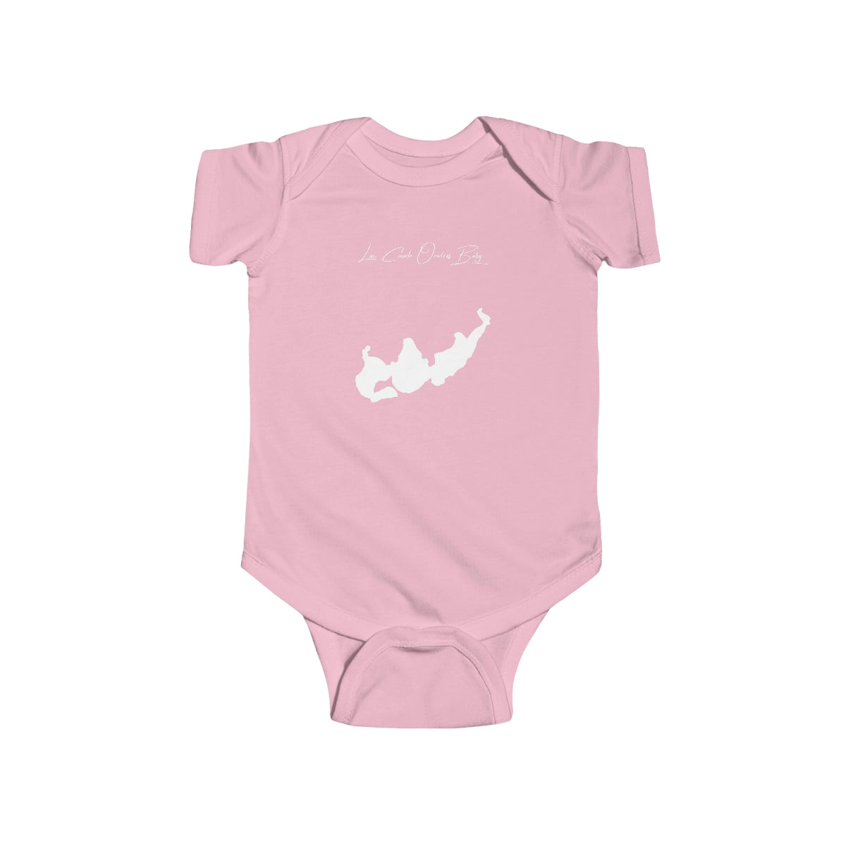 Wisconsin  Lac  Courte  Oreilles  Onesie  front  position  view  from  front  pink.webp