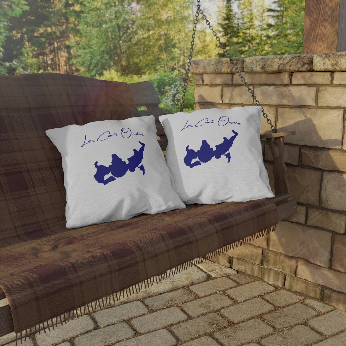 Wisconsin  Lac  Courte  Oreilles  Outdoor  Pillow  all  position  view  from  context-2  20  x  20.webp