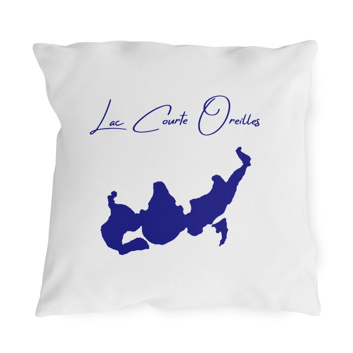 Wisconsin  Lac  Courte  Oreilles  Outdoor  Pillow  front  position  view  from  front  18  x  18.webp