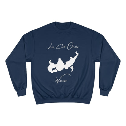 Wisconsin  Lac  Courte  Oreilles  Sweatshirt  front  position  view  from  front  navy.webp