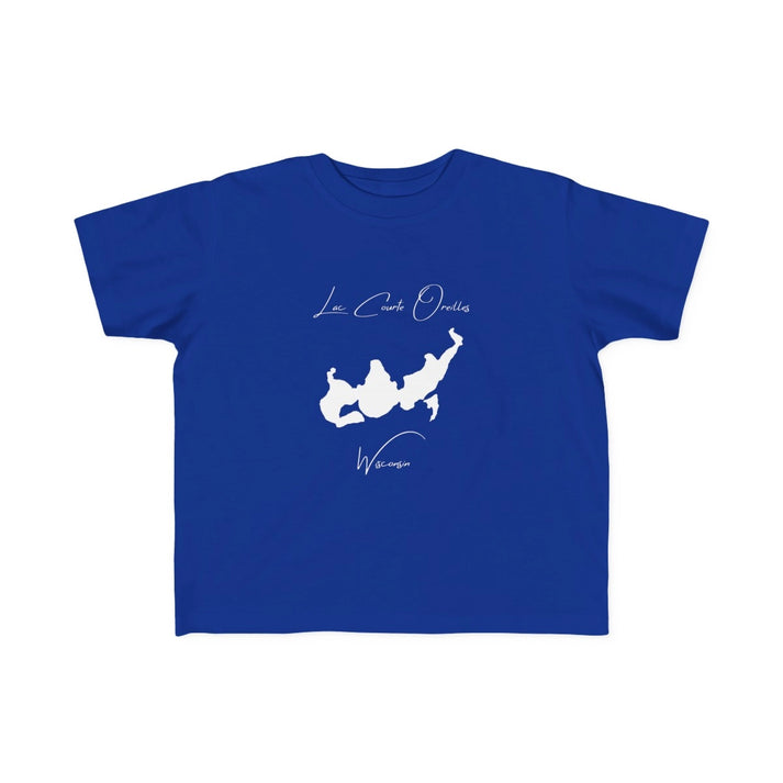 Wisconsin  Lac  Courte  Oreilles  Toddler  T-shirt  front  position  view  from  front  royal.webp