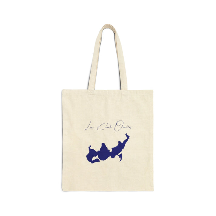 Wisconsin  Lac  Courte  Oreilles  Tote  Bag  back  position  view  from  back  15  x  16.webp