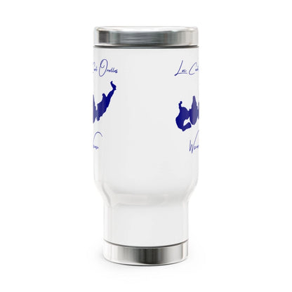 Wisconsin  Lac  Courte  Oreilles  Travel  Mug  other  position  view  from  front  14oz.webp