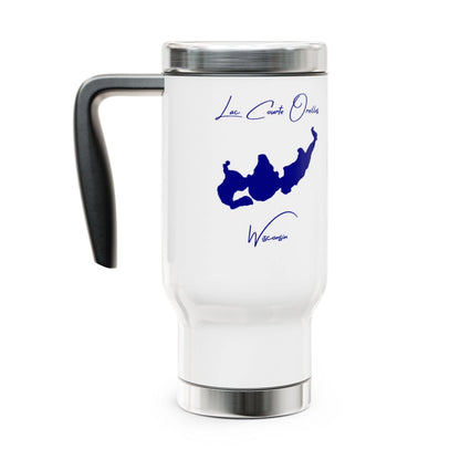 Wisconsin  Lac  Courte  Oreilles  Travel  Mug  other  position  view  from  left  14oz.webp