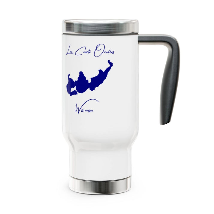 Wisconsin  Lac  Courte  Oreilles  Travel  Mug  other  position  view  from  right  14oz.webp