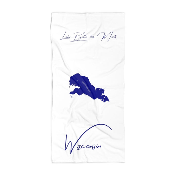 Wisconsin  Lake  Butte  des  Morts  Beach  Towel  front  position  view  from  front  36  x  72.webp