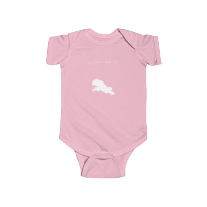 Wisconsin  Lake  Butte  des  Morts  Onesie  front  position  view  from  front  pink.webp