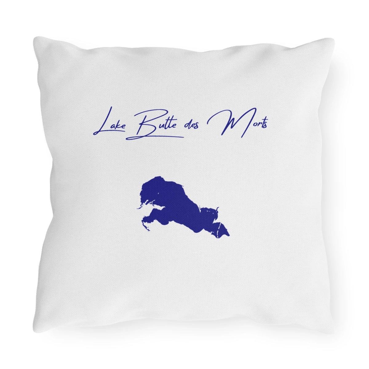 Wisconsin  Lake  Butte  des  Morts  Outdoor  Pillow  back  position  view  from  back  16  x  16.webp