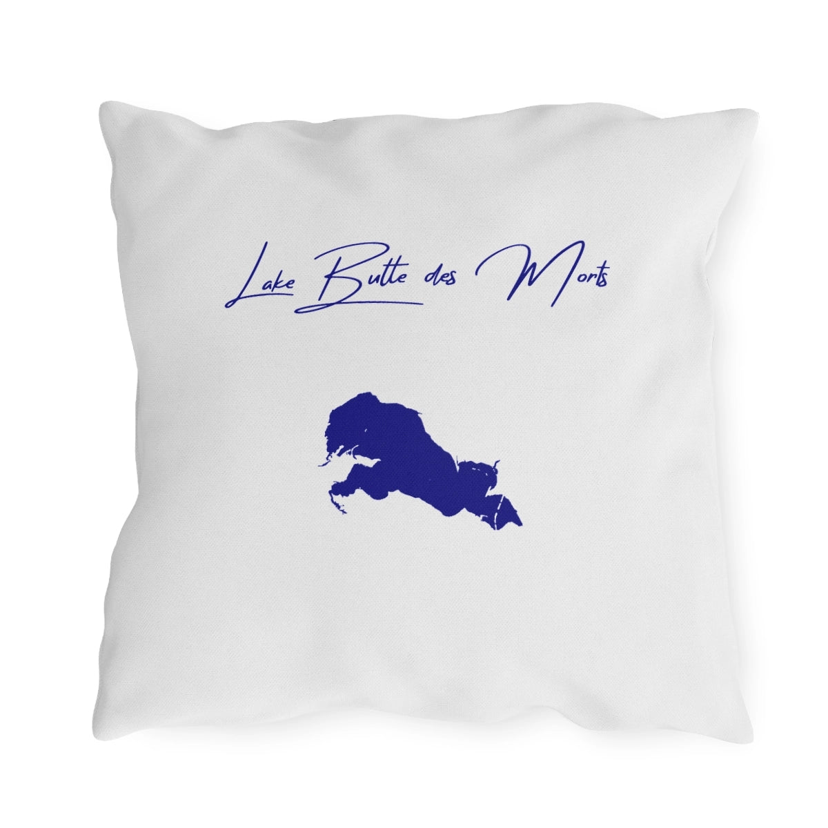 Wisconsin  Lake  Butte  des  Morts  Outdoor  Pillow  back  position  view  from  back  18  x  18.webp