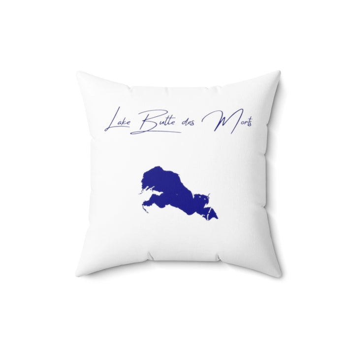 Wisconsin  Lake  Butte  des  Morts  Pillow  front  position  view  from  back  16  x  16.webp