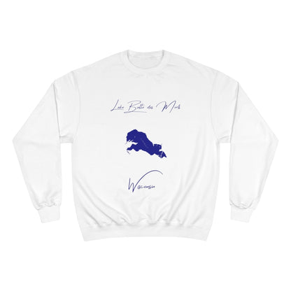 Wisconsin  Lake  Butte  des  Morts  Sweatshirt  front  position  view  from  front  white.webp