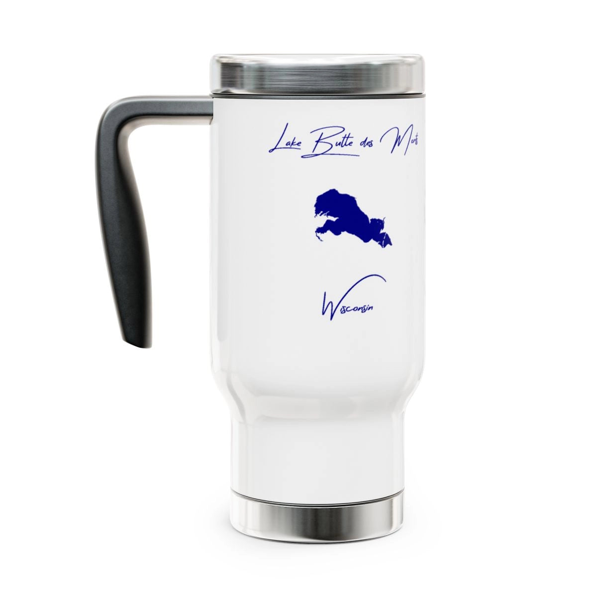 Wisconsin  Lake  Butte  des  Morts  Travel  Mug  other  position  view  from  left  14oz.webp