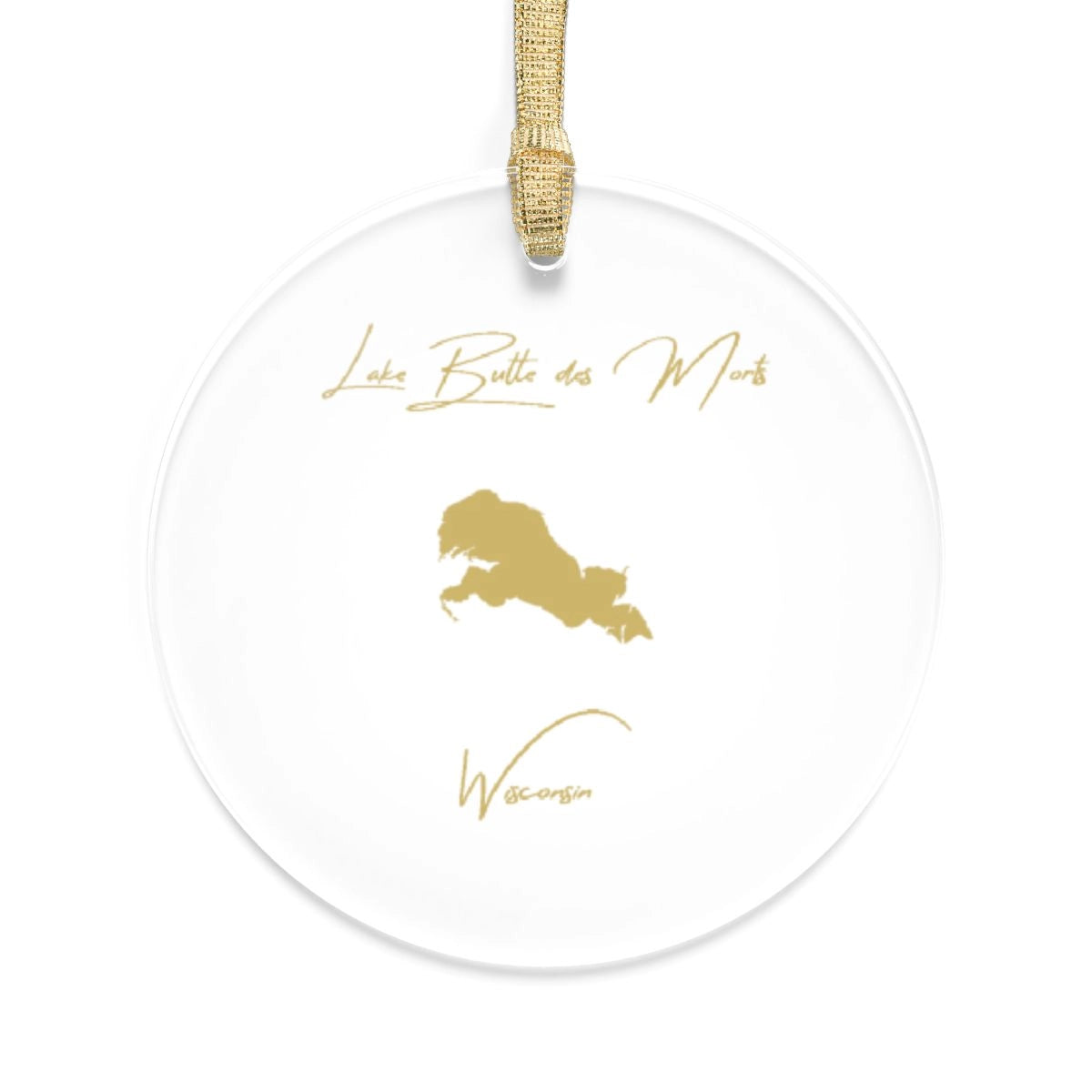 Wisconsin  Lake  Butte  des  Morts  Tree  Ornament  other  position  view  from  front  round.webp